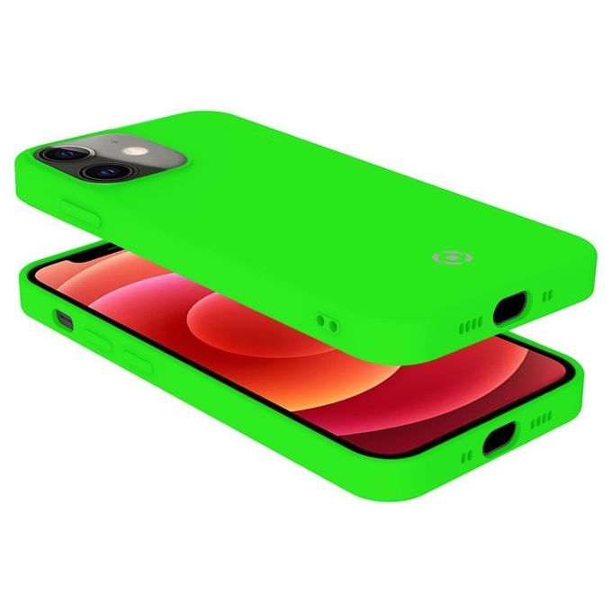 Celly Cromo Fluo Cover per iPhone 13 Mini Verde