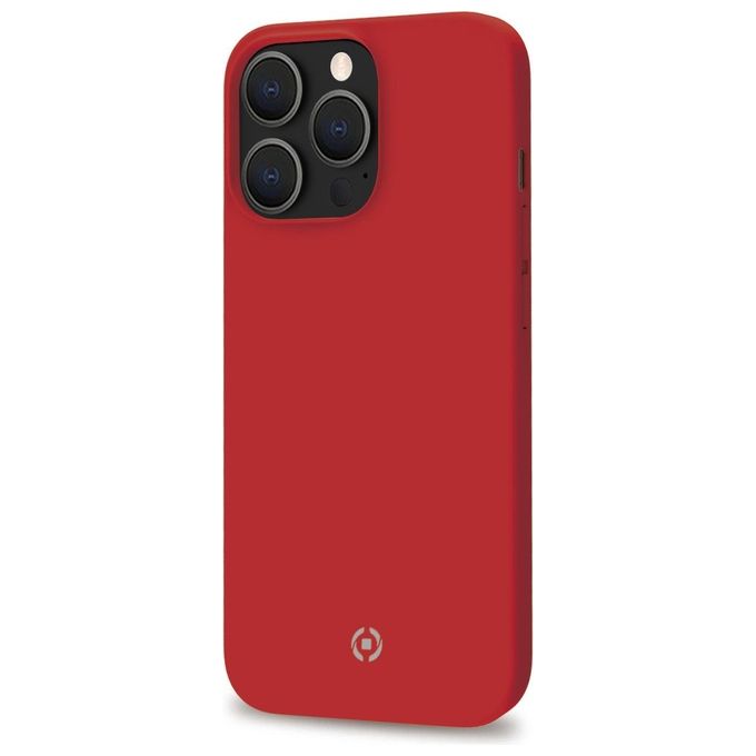 Celly Feeling Cover per iPhone 13 Pro Max Rosso