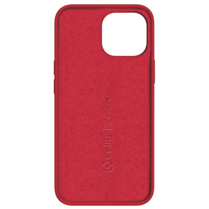 Celly Feeling Cover per iPhone 13 Rosso