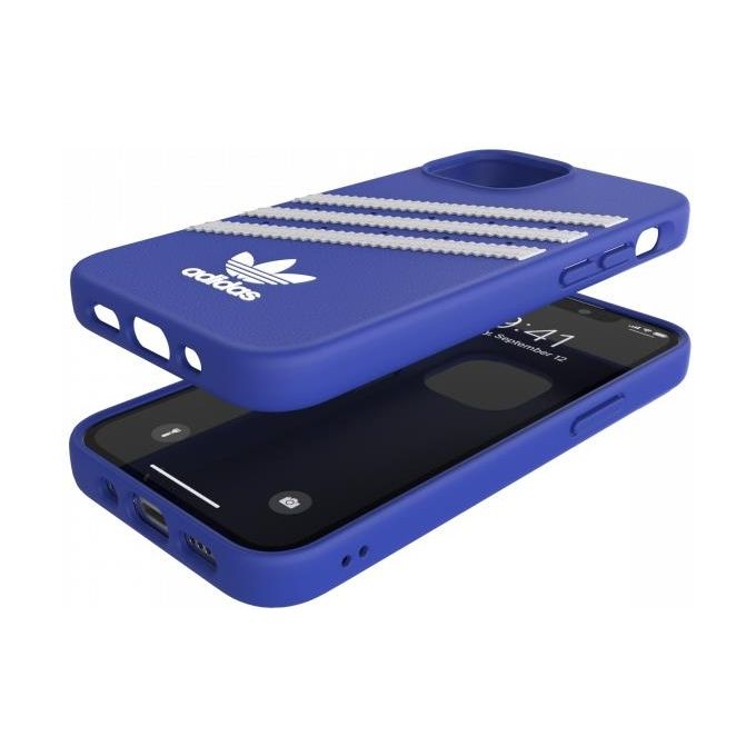 Adidas Samba Cover per iPhone 13 Mini Blu-Bianco