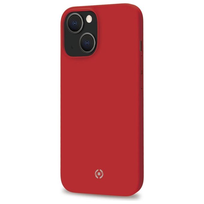 Celly Feeling Cover per iPhone 13 Mini Rosso