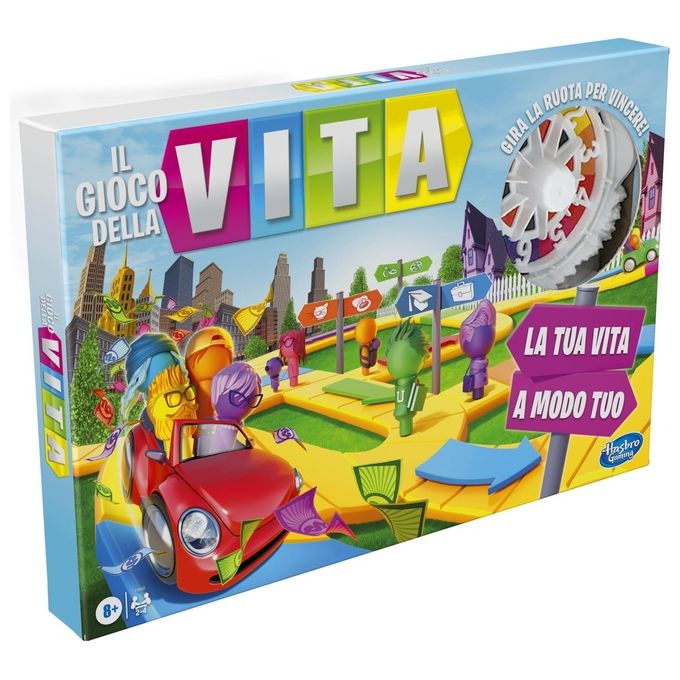 Hasbro F08001030 Il Gioco della Vita Gioco da Tavolo per Famiglie 2-4 Giocatori dagli 8 Anni
