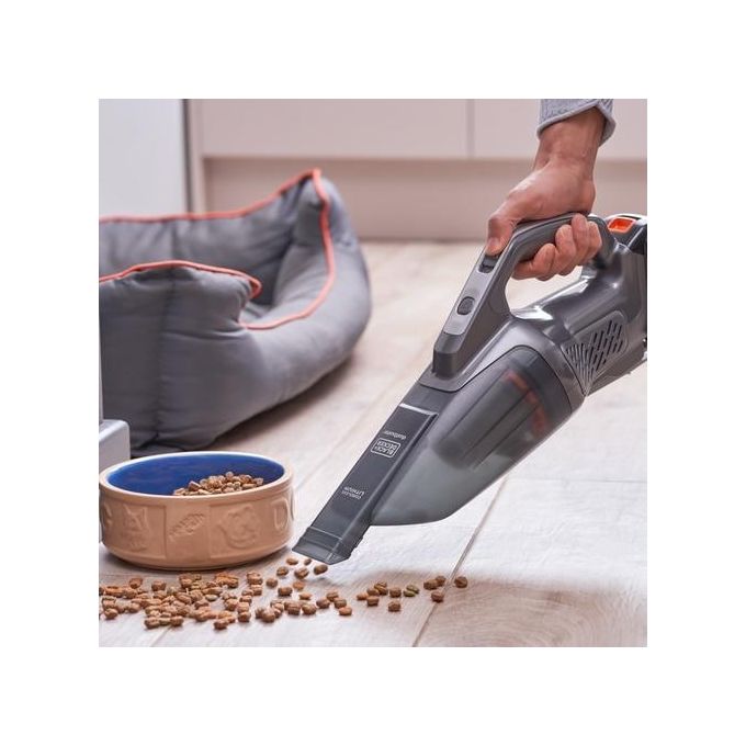 Black+Decker BCHV001C1 Aspirabriciole senza Sacchetto Nero-Grigio-Arancione