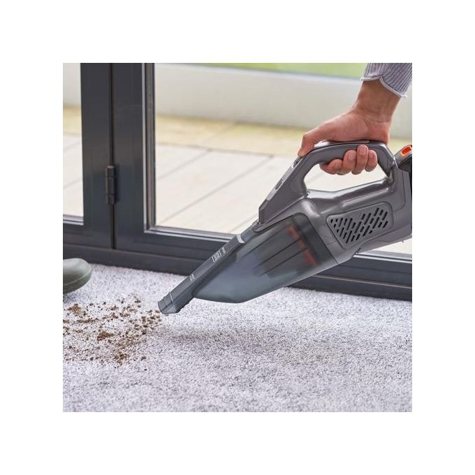 Black+Decker BCHV001C1 Aspirabriciole senza Sacchetto Nero-Grigio-Arancione