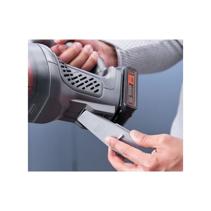 Black+Decker BCHV001C1 Aspirabriciole senza Sacchetto Nero-Grigio-Arancione