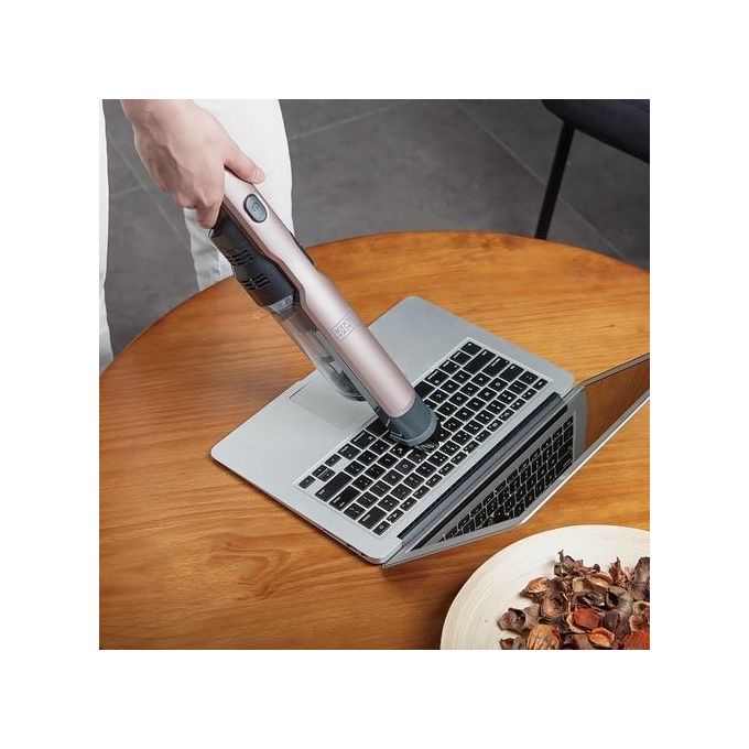 Black+Decker DVC320BRG Aspirabriciole senza Fili Portatile 12V Colore Rosa