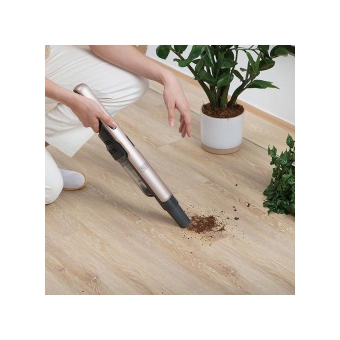 Black+Decker DVC320BRG Aspirabriciole senza Fili Portatile 12V Colore Rosa