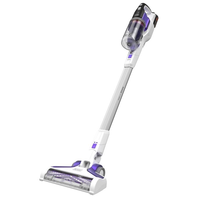 Black+Decker BHFEV1825CP Scopa Elettrica Ricaricabile senza Sacchetto Bianco