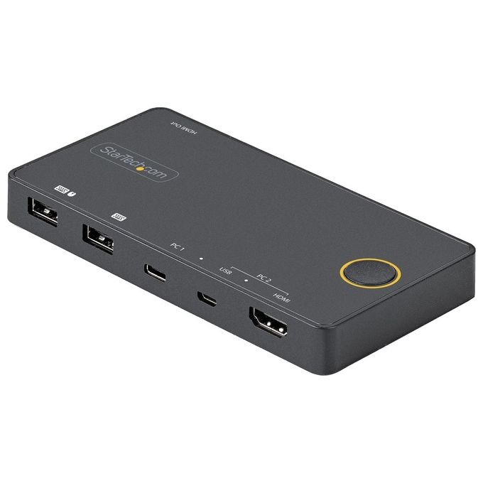StarTech.com Switch Kvm Ibrido Usb-A + Hdmi e Usb-c A 2 Porte