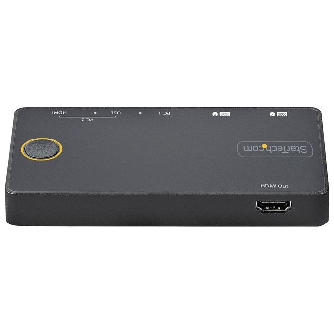 StarTech.com Switch Kvm Ibrido Usb-A + Hdmi e Usb-c A 2 Porte
