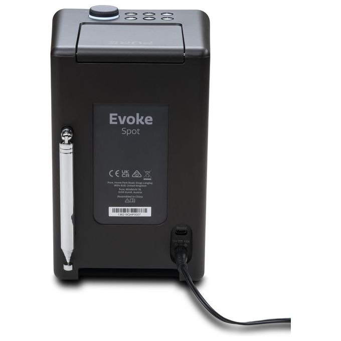 Pure RadioEvoke Spot Coffee Black