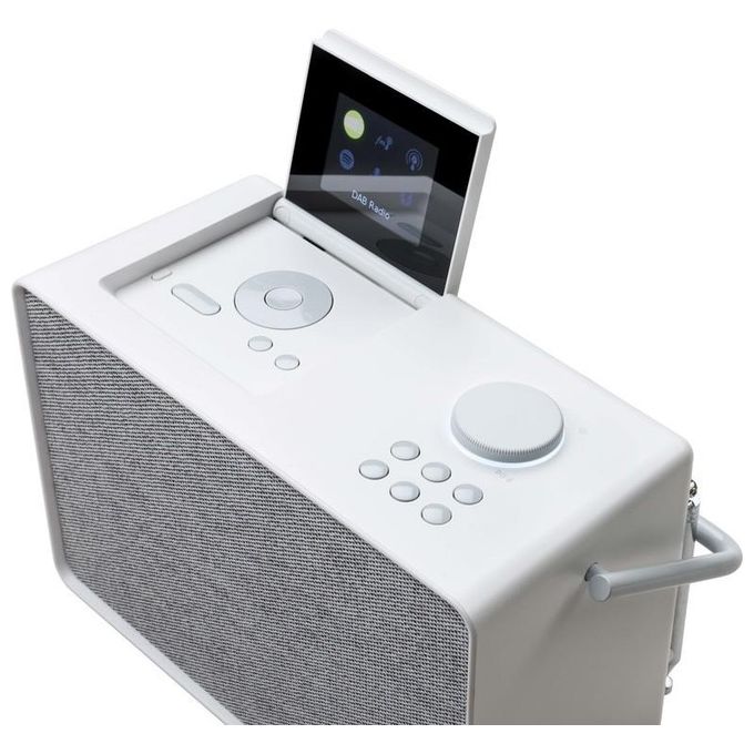 Pure Evoke Play Sistema Musicale Versatile per Interni ed Esterni Bluetooth 40W Cotton White