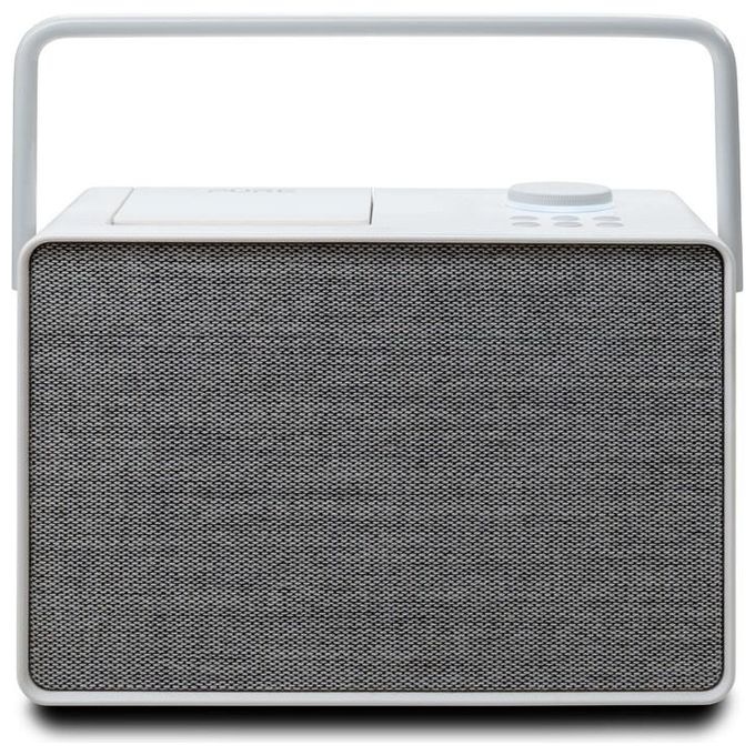 Pure Evoke Play Sistema Musicale Versatile per Interni ed Esterni Bluetooth 40W Cotton White