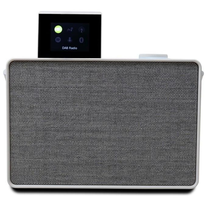 Pure Evoke Play Sistema Musicale Versatile per Interni ed Esterni Bluetooth 40W Cotton White
