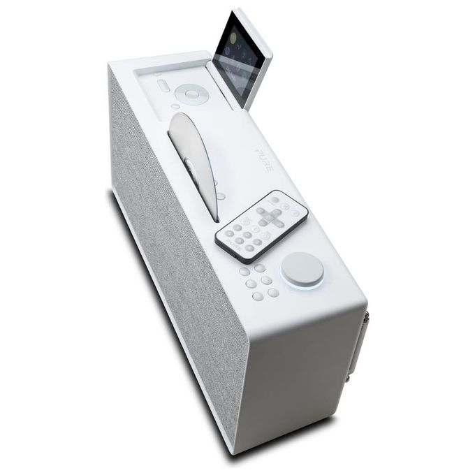 Pure Evoke Home Sistema Musicale Compatto Bianco Cotone