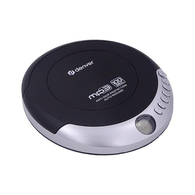 Denver DMP-391 Lettore CD Portatile Compatibile con Cd Cd-R e Cd-RW Funzione Anti-Shock Cuffie Incluse