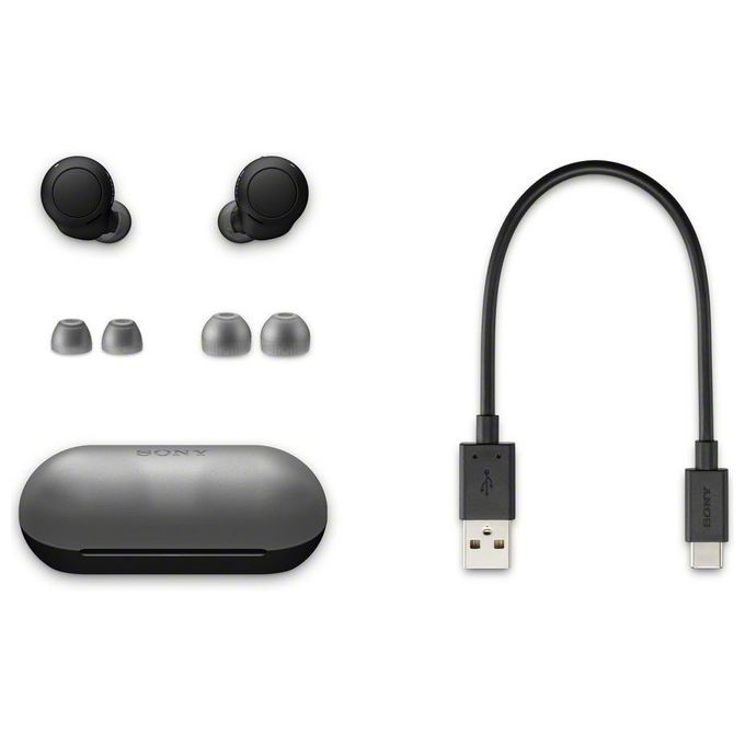 Sony WF-C500 Auricolari True Wireless con Custodia di Ricarica Microfono Integrato Nero