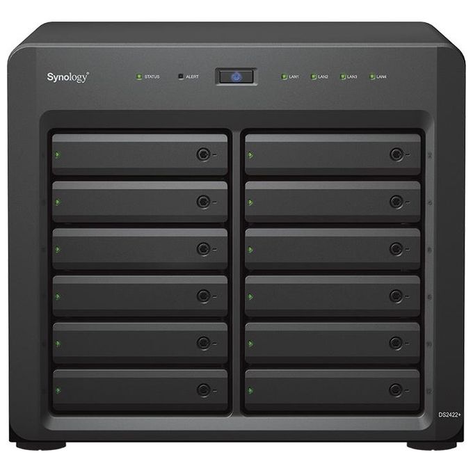 Synology DiskStation DS2422+ Server NAS e di Archiviazione Tower Collegamento Ethernet LAN Nero V1500B