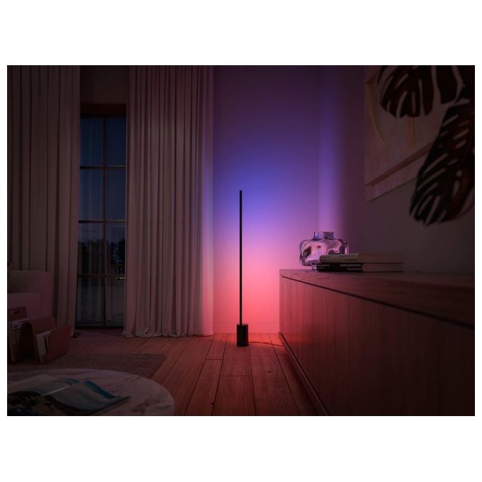 Philips Lampada da Terra Gradient Signe Hue Nera Illuminazione Smart e Versatile per Ogni Ambiente