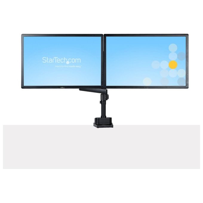 StarTech.com Supporto Doppio Monitor per Scrivania Braccio per 2 Monitor VESA fino a 32'' 8Kg