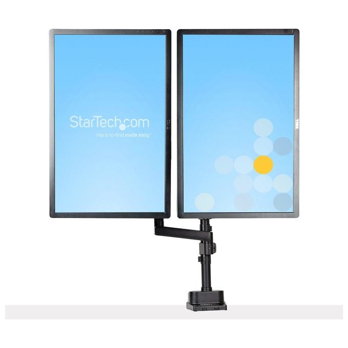 StarTech.com Supporto Doppio Monitor per Scrivania Braccio per 2 Monitor VESA fino a 32'' 8Kg