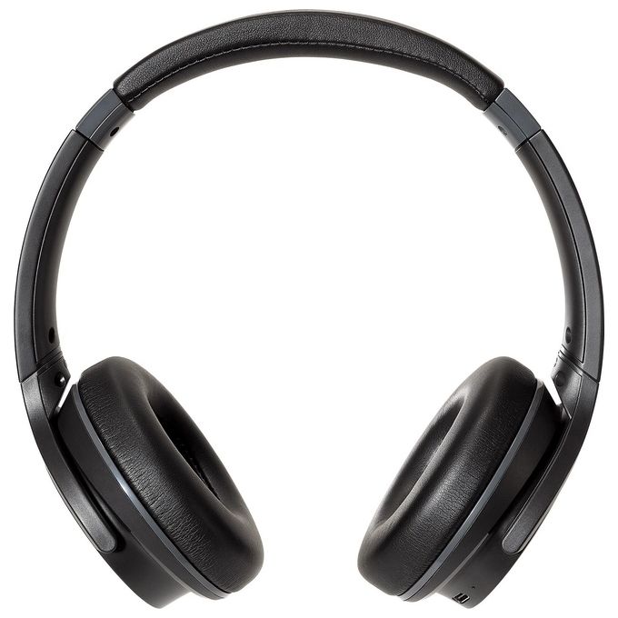Audio Technica ATH-S220BTBK Cuffia Wireless Bluetooth On-Ear con Cavo