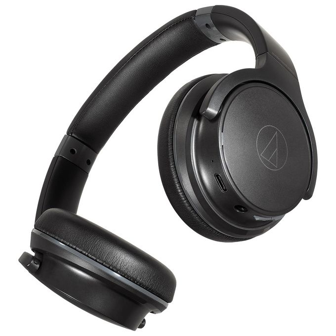 Audio Technica ATH-S220BTBK Cuffia Wireless Bluetooth On-Ear con Cavo