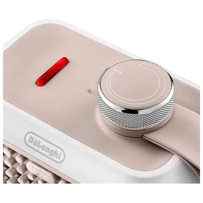 DeLonghi HFX10B03.PK Termoventilatore Stufa elettrica da Scrivania 360 Watt colore Rosa Cipria Capsule Desk
