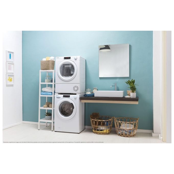 Candy CSO4H7A2DE-S Asciugatrice a Pompa di calore Slim Classe energetica A++ Capacita' di carico 7 kg hOn