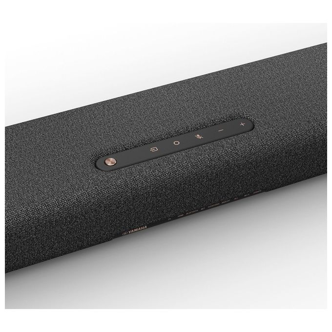 YAMAHA TRUE X BAR 40A True X Soundbar con Dolby Atmos Subwoofer Integrato 180 W Alexa Integrata Wi-Fi Bluetooth 5.0 AirPlay 2 colore Carbon Grey