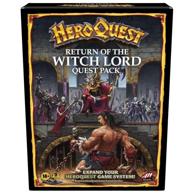 Hasbro Gaming Avalon Hill HeroQuest Il Ritorno del Signore degli Stregoni