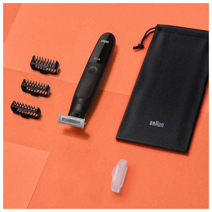 Braun XT3100 Serie X Rasoio Barba 4D Blade Face Nero
