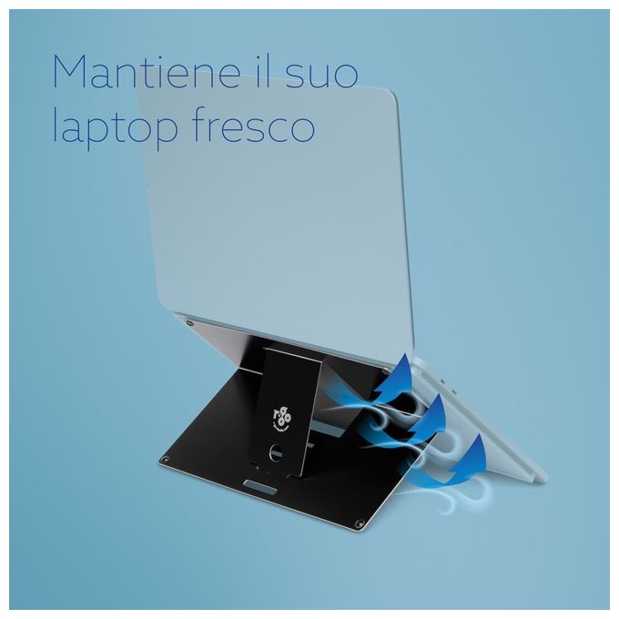 R-Go Tools R-Go Riser Supporto Portatile Applicabile Integrato Regolabile Nero