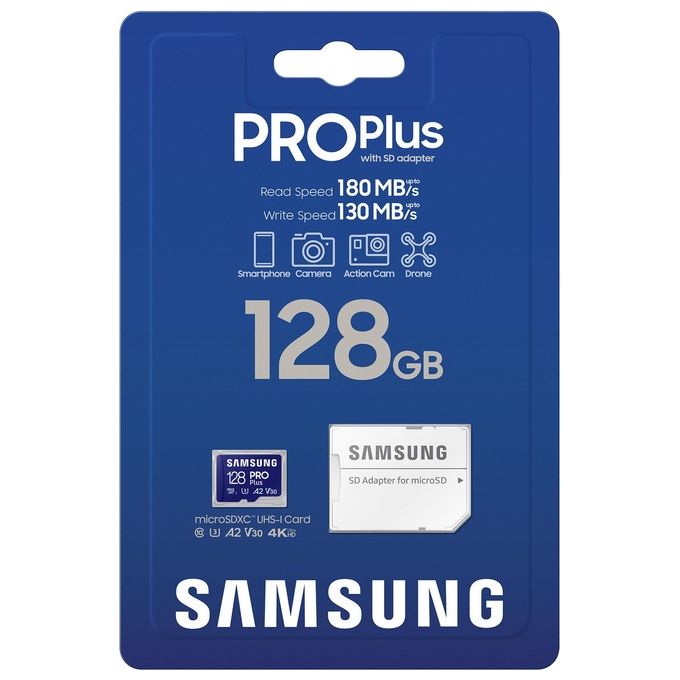 Samsung PRO Plus microSD Memory Card 128Gb