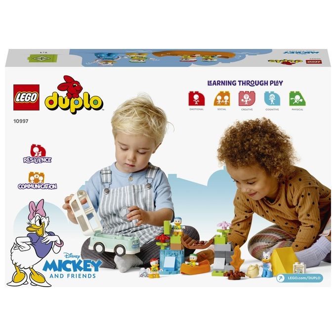 LEGO DUPLO Disney Topolino e i Suoi Amici 10997 Avventura in Campeggio con Camper Giocattolo e Paperina, Giochi per Bambini 2+