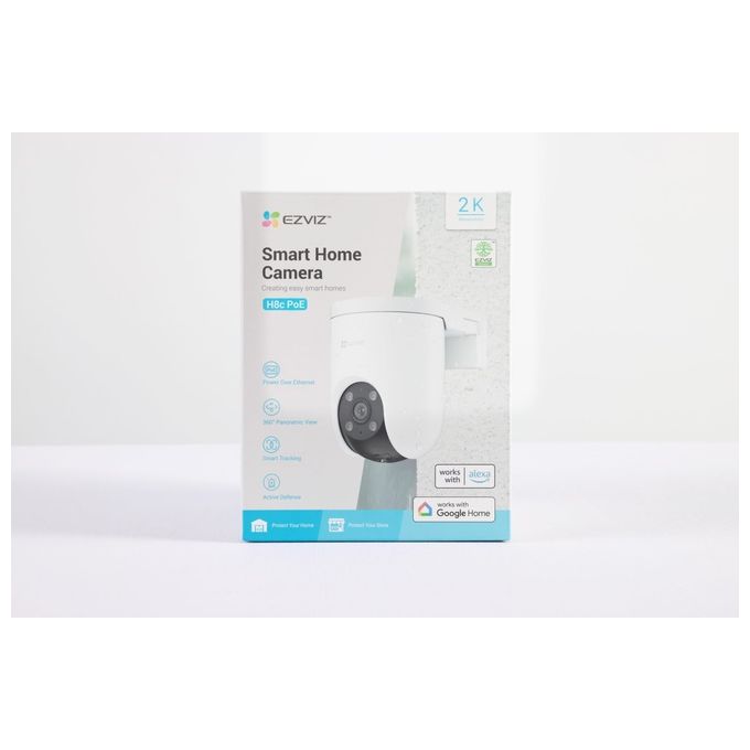 Ezviz H8c Poe 3mp Telecamera Da Esterno Motorizzata Auto Tracking E Difesa Attiva 3mp