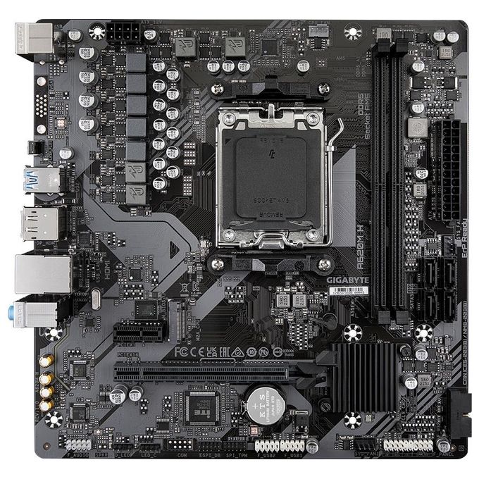 GIGABYTE Scheda Madre A620M H AM5-DDR5-µATX