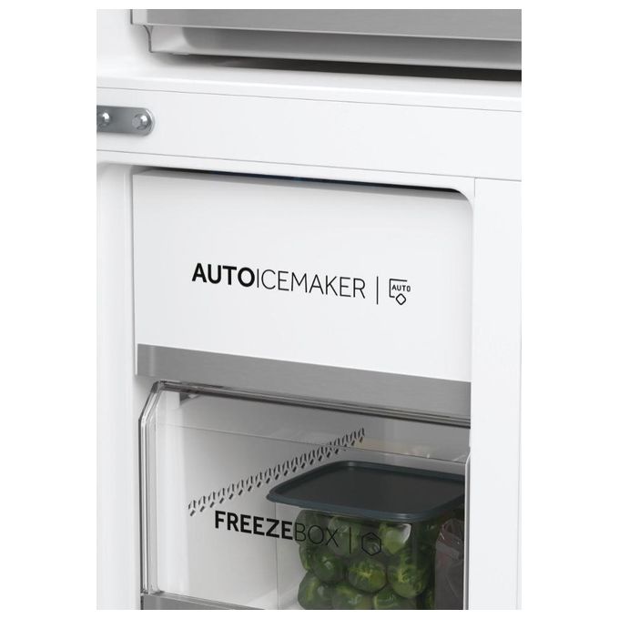 Haier HCW7819EHMP Cube 83 Frigorifero Side by Side 4 porte Switch Zone Fresher Techs Capacita' 536 Litri Classe energetica E No Frost 193 cm Platinum Inox