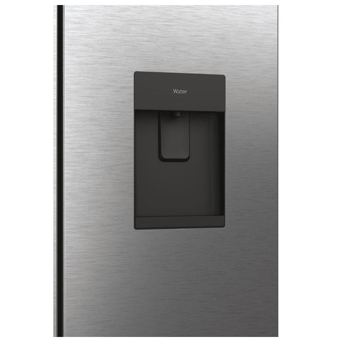 Haier HCW7819EHMP Cube 83 Frigorifero Side by Side 4 porte Switch Zone Fresher Techs Capacita' 536 Litri Classe energetica E No Frost 193 cm Platinum Inox