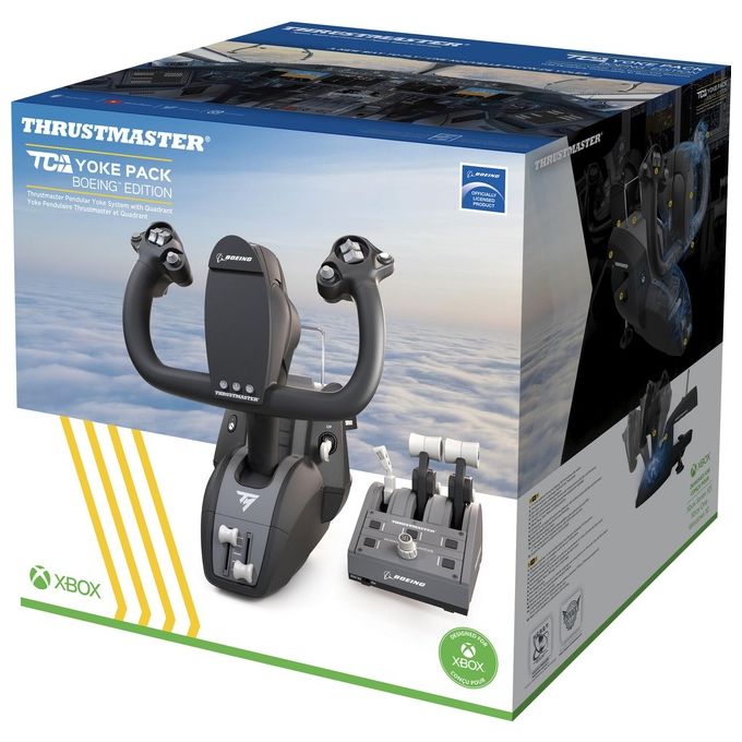 Thrustmaster Joystick Simulatore di Volo Boeing Edition TCA Yoke Pack