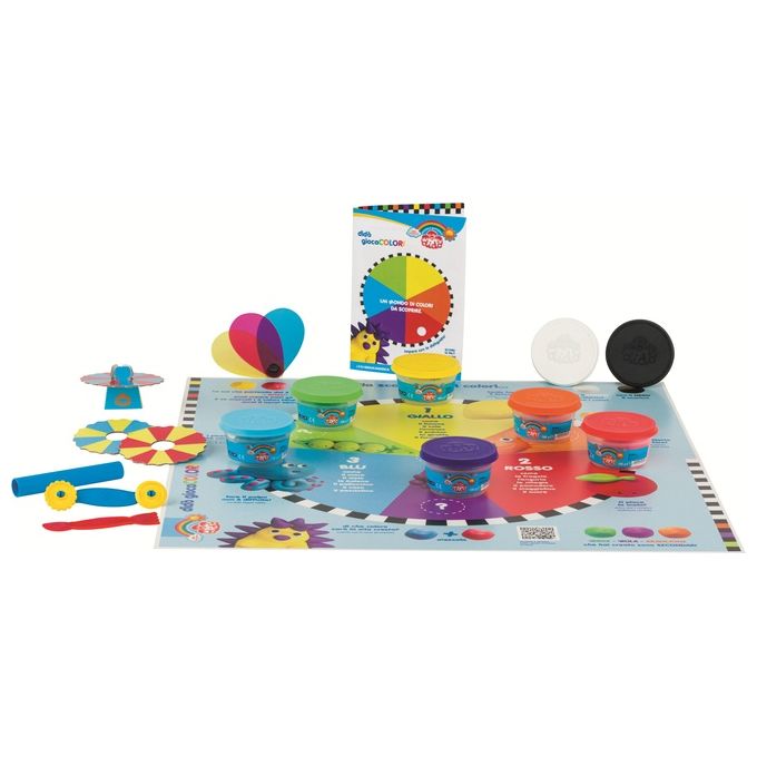Dido Giocacolori Pasta Modellabile per Bambini Perfetta per Sviluppare la Creativita' e le Abilita' Motorie