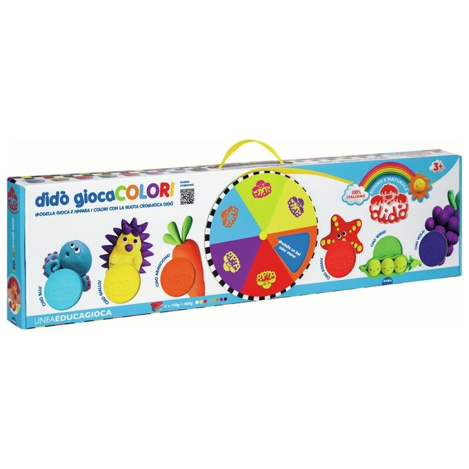 Dido Giocacolori Pasta Modellabile per Bambini Perfetta per Sviluppare la Creativita' e le Abilita' Motorie