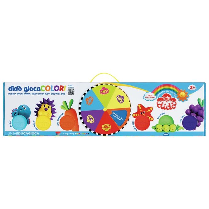 Dido Giocacolori Pasta Modellabile per Bambini Perfetta per Sviluppare la Creativita' e le Abilita' Motorie