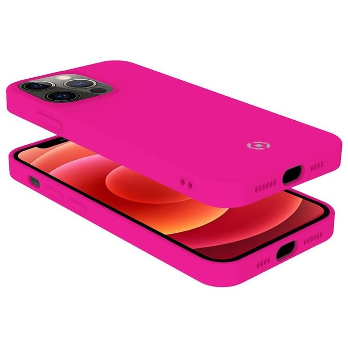 Celly Cromo Fluo Cover per iPhone 13 Pro Max Rosa
