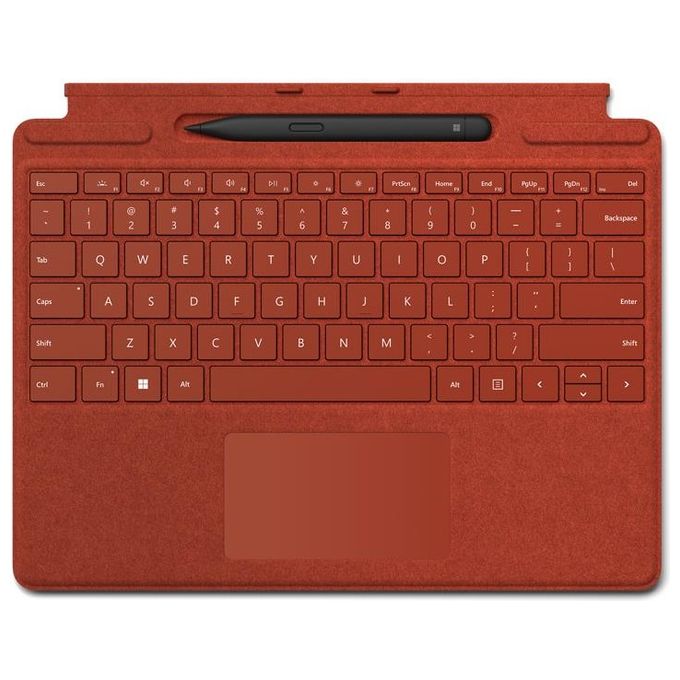 Microsoft Signature with Slim Pen 2 Rosso Cover Port QWERTY Italiano