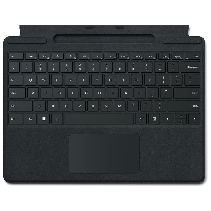 Microsoft Surface Pro Signature Keyboard Nero Microsoft Cover Port QWERTY Italiano