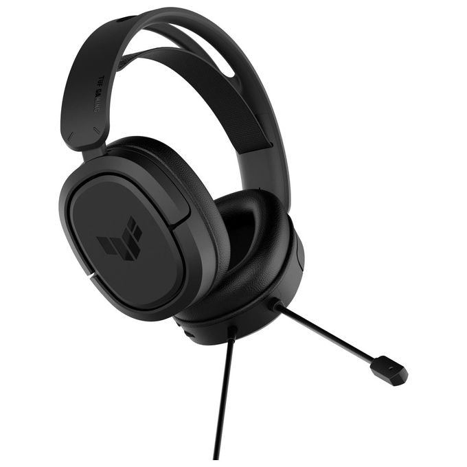 ASUS TUF Gaming H1 Cuffia Jack 3.5mm, 7.1 Surround, Compatibilita': PC+Mac+PS4-PS5+Nintendo Switch+Xbox (One e Serie X-S)+Dispositivi Mobile, Nero