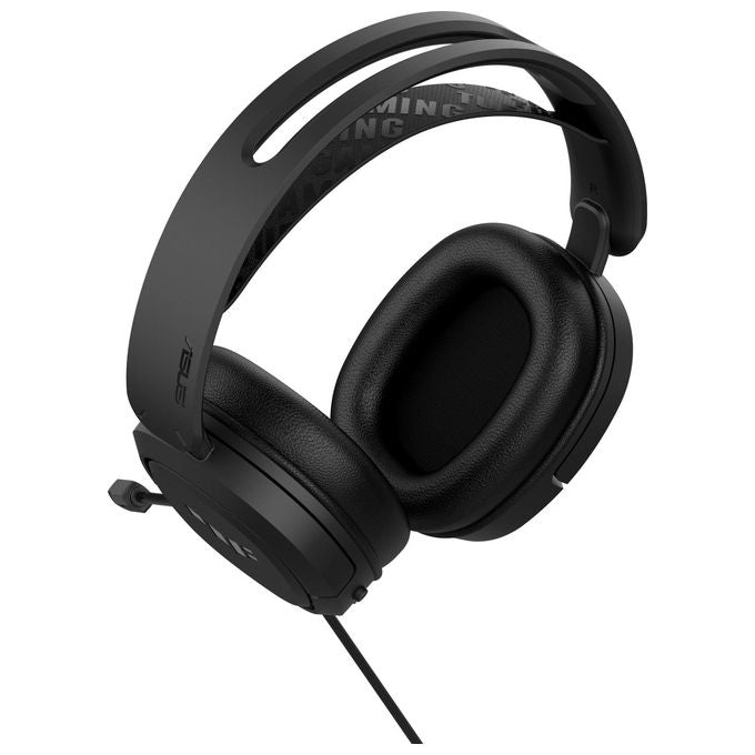 ASUS TUF Gaming H1 Cuffia Jack 3.5mm, 7.1 Surround, Compatibilita': PC+Mac+PS4-PS5+Nintendo Switch+Xbox (One e Serie X-S)+Dispositivi Mobile, Nero