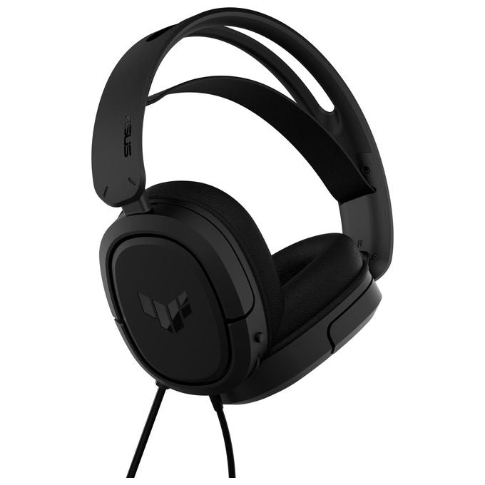 ASUS TUF Gaming H1 Cuffia Jack 3.5mm, 7.1 Surround, Compatibilita': PC+Mac+PS4-PS5+Nintendo Switch+Xbox (One e Serie X-S)+Dispositivi Mobile, Nero
