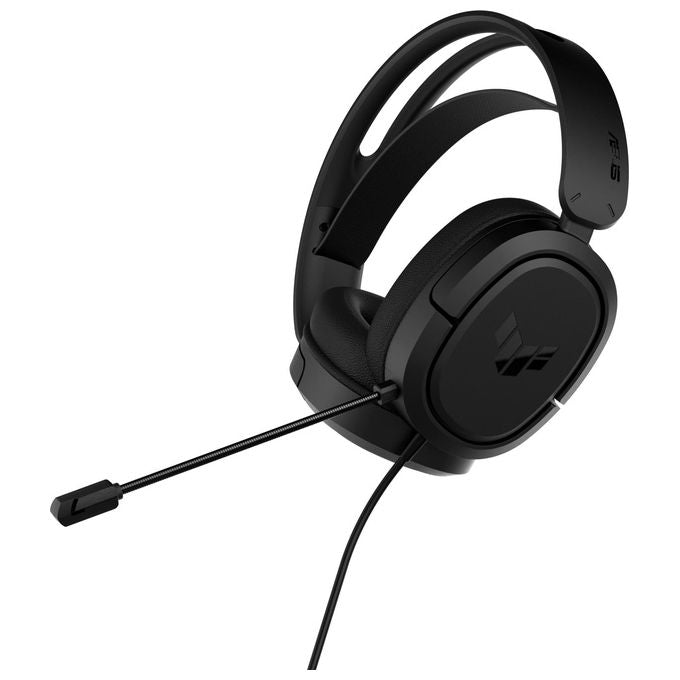 ASUS TUF Gaming H1 Cuffia Jack 3.5mm, 7.1 Surround, Compatibilita': PC+Mac+PS4-PS5+Nintendo Switch+Xbox (One e Serie X-S)+Dispositivi Mobile, Nero